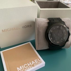 Michael Kors black link watch